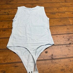 Abercrombie Fitch Soft A F Collection Light Blue Tank Bodysuit Women's Size M